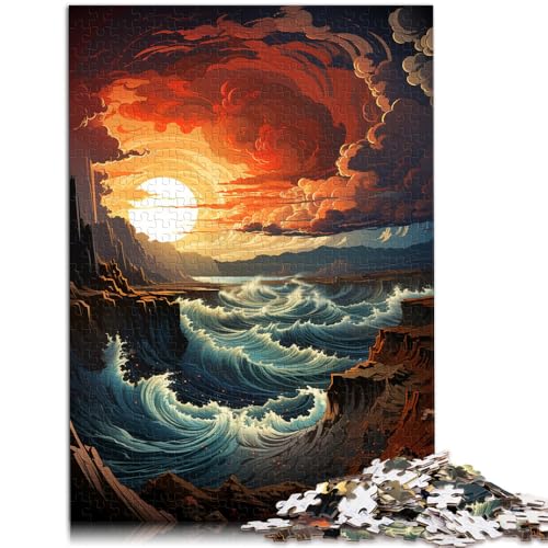 Puzzle 1000 Teile für Erwachsene Bezaubernde Sonnenuntergangslandschaft Denkspiel Weihnachtswunschliste mit Weihnachtsmann38x52cm für 14-Jährige Puzzle 1000 Teile für Erwachsene Bezaubernde Sonnenuntergangslandschaft Denkspiel Weihnachtswunschliste mit Weihnachtsmann38x52cm für 14-Jährige von SYUNFEI