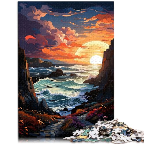 Puzzle für Erwachsene, 1000 Teile, Bezaubernde Sonnenuntergangslandschaft, Heimdekoration, Puzzle, Spielzeug, Weihnachts- und Geburtstagsgeschenk, 50 x 75 cm, Puzzle für Erwachsene, 1000 Teile, Bezaubernde Sonnenuntergangslandschaft, Heimdekoration, Puzzle, Spielzeug, Weihnachts- und Geburtstagsgeschenk, 50 x 75 cm, von SYUNFEI