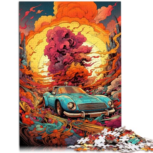 Puzzle für Erwachsene, 2000 Teile, bizarrer Sportwagen, DIY-Puzzle-Spielzeug, Herausforderung für die Gehirnintelligenz, süchtig machendes Spielzeug, 27,56 x 39,37 Zoll, von SYUNFEI