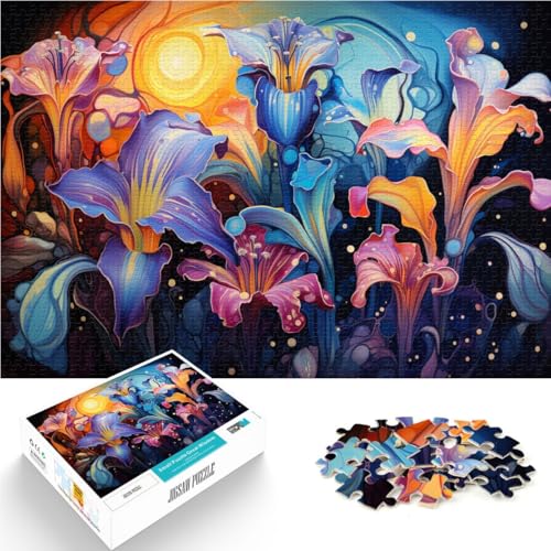 Puzzle für Erwachsene, 2000 Teile, Blumen, schwierig und herausfordernd, Herausforderung für die Intelligenz des Gehirns, süchtig machendes Spielzeug, 70 x 100 cm, von SYUNFEI