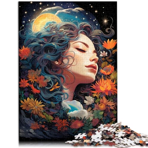 Puzzle für Erwachsene, 1000 Teile, Blumengöttin, Spielzeug, Denkspiel, Wanddekoration, einzigartige Geburtstags, 10,27 x 14,96 Zoll Puzzle für Erwachsene, 1000 Teile, Blumengöttin, Spielzeug, Denkspiel, Wanddekoration, einzigartige Geburtstags, 10,27 x 14,96 Zoll von SYUNFEI