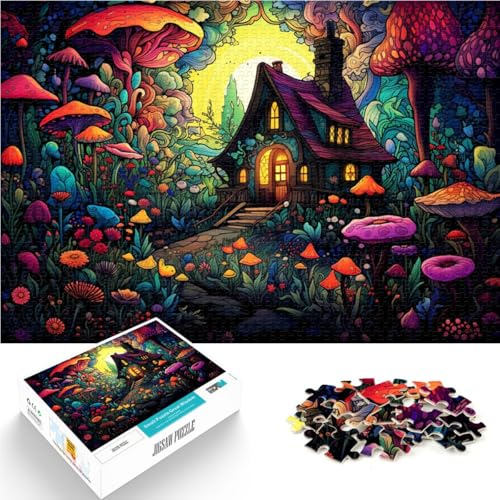 Puzzle für Erwachsene, 1000 Teile, buntes Blumenhaus, anspruchsvolles Spiel, Stressabbau, Urlaub zu Hause, Zeit totschlagen, 50 x 75 cm Puzzle für Erwachsene, 1000 Teile, buntes Blumenhaus, anspruchsvolles Spiel, Stressabbau, Urlaub zu Hause, Zeit totschlagen, 50 x 75 cm von SYUNFEI