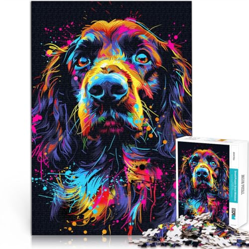 Puzzle für Erwachsene, Boykin Spaniel Dog Art Puzzles, 1000 Teile, 14,96 x 20,47 Zoll, Papppuzzles für Erwachsene und Kinder ab 14 Jahren, Heimdekorationspuzzle Puzzle für Erwachsene, Boykin Spaniel Dog Art Puzzles, 1000 Teile, 14,96 x 20,47 Zoll, Papppuzzles für Erwachsene und Kinder ab 14 Jahren, Heimdekorationspuzzle von SYUNFEI