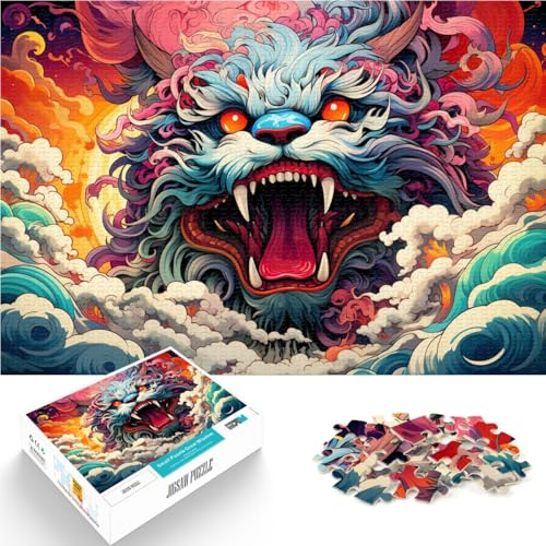Puzzle 2000 Teile für Erwachsene, Fantasy Japan, farbenfrohes FF-Puzzle, Lernspiele, tolles Geschenk für Spiele, 27,56 x 39,37 Zoll, von SYUNFEI