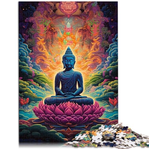 Puzzle für Erwachsene, 1000 Teile, Psychedelischer Buddha, Lernspiele, Heimdekorationspuzzle, 38x52cm, für 14-Jährige Puzzle für Erwachsene, 1000 Teile, Psychedelischer Buddha, Lernspiele, Heimdekorationspuzzle, 38x52cm, für 14-Jährige von SYUNFEI