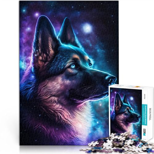 Puzzle 1000 Teile für Erwachsene Galaxy Deutscher Schäferhund Denksportaufgabe Herausforderndes Puzzlespiel und Familienspiel 14,96 Zoll x 20,47 Zoll Puzzle 1000 Teile für Erwachsene Galaxy Deutscher Schäferhund Denksportaufgabe Herausforderndes Puzzlespiel und Familienspiel 14,96 Zoll x 20,47 Zoll von SYUNFEI