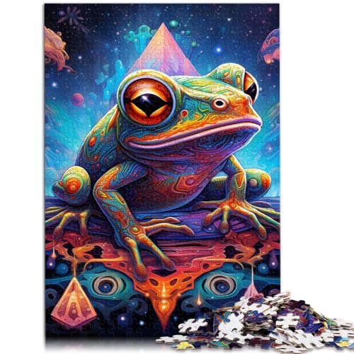 1000-teiliges Puzzle für Erwachsene, Bunte Laubfrösche, Lernspiel, Herausforderungsspielzeug, Weihnachts- und Geburtstagsgeschenke, 50 x 75 cm, 1000-teiliges Puzzle für Erwachsene, Bunte Laubfrösche, Lernspiel, Herausforderungsspielzeug, Weihnachts- und Geburtstagsgeschenke, 50 x 75 cm, von SYUNFEI