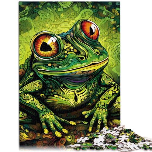 Puzzle 1000 Teile für Erwachsene, Bunte Laubfrösche, lustige Spiele, ganze Familie, 26x38cm von SYUNFEI