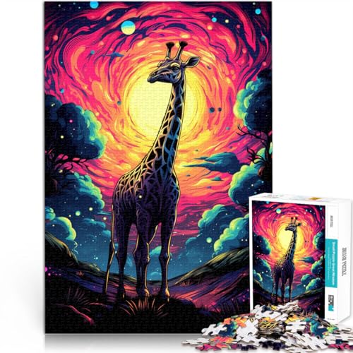 Puzzle für Erwachsene, Bunte Musiknoten, 1000 Teile Puzzle für Erwachsene und Kinder, 50 x 75 cm, Holzbrettpuzzle, pädagogisches Stressabbau-Spielzeugpuzzle von SYUNFEI