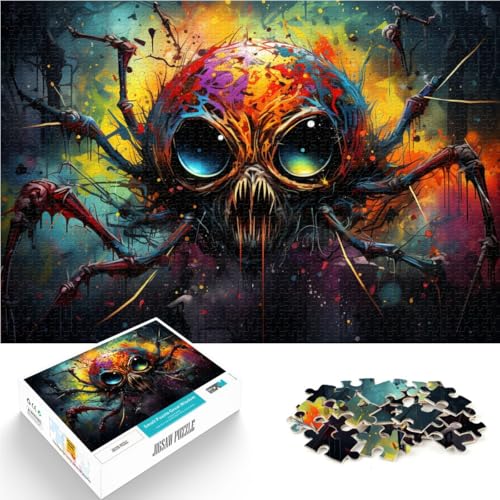 Puzzle für Erwachsene, 2000 Teile, buntes Spinnen-Mal-Puzzlespiel, Stressabbau, schwierige Herausforderung, 27,56 x 39,37 Zoll, für 14-Jährige Puzzle für Erwachsene, 2000 Teile, buntes Spinnen-Mal-Puzzlespiel, Stressabbau, schwierige Herausforderung, 27,56 x 39,37 Zoll, für 14-Jährige von SYUNFEI
