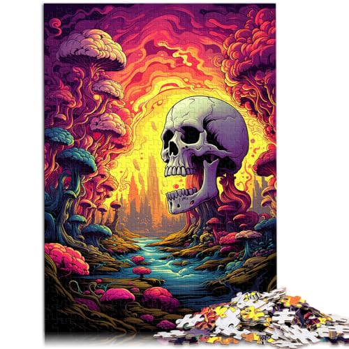 1000-teiliges Puzzle für Erwachsene, bunter Wilder Totenkopf, Lernspiele für Zuhause, DIY-Spielzeug, tolle Geschenke und Spielzeuge, 26x38cm, für Teenager ab 14 Jahren 1000-teiliges Puzzle für Erwachsene, bunter Wilder Totenkopf, Lernspiele für Zuhause, DIY-Spielzeug, tolle Geschenke und Spielzeuge, 26x38cm, für Teenager ab 14 Jahren von SYUNFEI