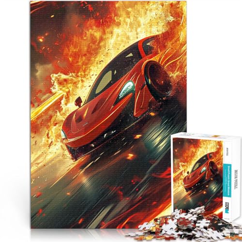 1000-teiliges Puzzle für Erwachsene, Cooles Sportwagen-Puzzle, Lernspiele mit vollständig ineinander greifenden, zufällig geformten Teilen, 50 x 75 cm, für 14-Jährige 1000-teiliges Puzzle für Erwachsene, Cooles Sportwagen-Puzzle, Lernspiele mit vollständig ineinander greifenden, zufällig geformten Teilen, 50 x 75 cm, für 14-Jährige von SYUNFEI