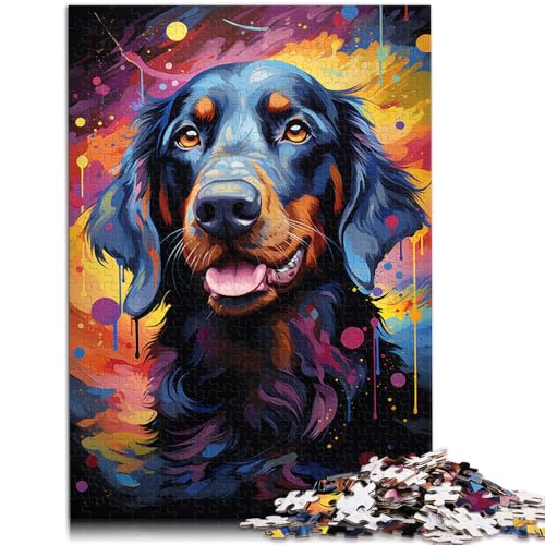 Puzzle für Erwachsene, Dackel, 1000 Teile, Puzzle für Erwachsene und Kinder, 50 x 75 cm, Holzbrettpuzzle, Teenager und Kinder, Heimdekoration, Puzzlespielzeug von SYUNFEI