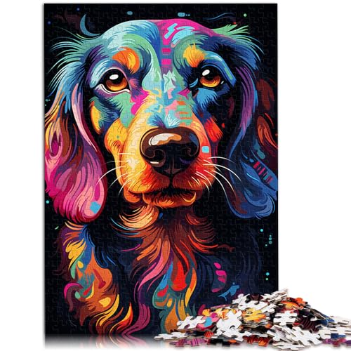 Puzzle für Erwachsene, 1000 Teile, Dackel, Lernspiele, Heimdekoration, Puzzle, stärkt die Liebe zwischen Paaren, 50 x 75 cm Puzzle für Erwachsene, 1000 Teile, Dackel, Lernspiele, Heimdekoration, Puzzle, stärkt die Liebe zwischen Paaren, 50 x 75 cm von SYUNFEI