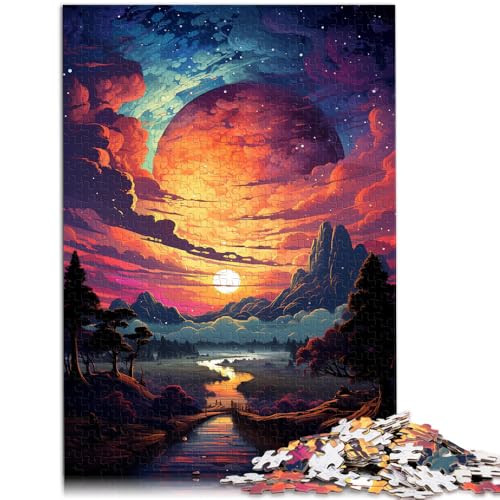 1000-teiliges Puzzle für Erwachsene, Dämmerung und Sonnenuntergang, Lernspiel, Herausforderung, Spielzeug, Weihnachtswunschliste mit Weihnachtsmann, 50 x 75 cm, 1000-teiliges Puzzle für Erwachsene, Dämmerung und Sonnenuntergang, Lernspiel, Herausforderung, Spielzeug, Weihnachtswunschliste mit Weihnachtsmann, 50 x 75 cm, von SYUNFEI