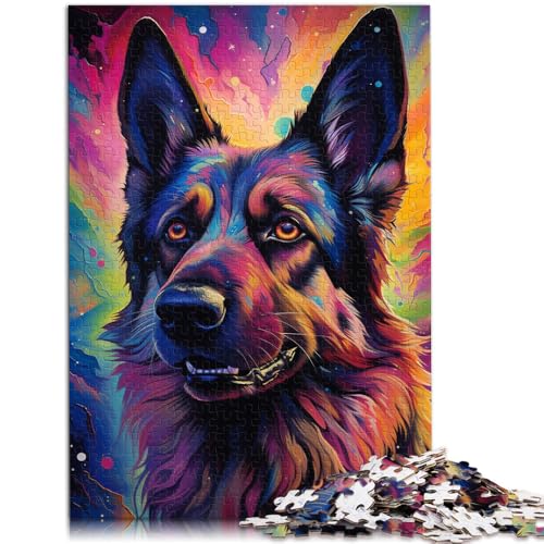Puzzle für Erwachsene, 1000 Teile, Deutscher Schäferhund, Heimdekoration, Puzzle-Spielzeug, Staycation, Zeitvertreib, 50 x 75 cm, für Teenager ab 14 Jahren Puzzle für Erwachsene, 1000 Teile, Deutscher Schäferhund, Heimdekoration, Puzzle-Spielzeug, Staycation, Zeitvertreib, 50 x 75 cm, für Teenager ab 14 Jahren von SYUNFEI