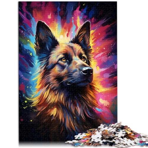 Puzzle 2000 Teile für Erwachsene, Deutscher Schäferhund, als Geschenk für die ganze Familie, 70 x 100 cm, geeignet für Kinder und Jugendliche ab 14 Jahren von SYUNFEI