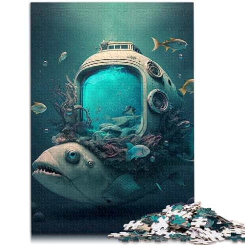 Puzzle 1000 Teile für Erwachsene „Die Unterwasserwelt“, Denksportaufgabe, einzigartige Geburtstags, 50 x 75 cm, für Teenager ab 14 Jahren Puzzle 1000 Teile für Erwachsene „Die Unterwasserwelt“, Denksportaufgabe, einzigartige Geburtstags, 50 x 75 cm, für Teenager ab 14 Jahren von SYUNFEI