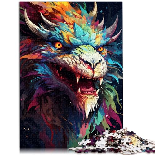 Puzzle 2000 Teile für Erwachsene, bunter Drache, ganze Familie, 70 x 100 cm, für Teenager ab 14 Jahren Puzzle 2000 Teile für Erwachsene, bunter Drache, ganze Familie, 70 x 100 cm, für Teenager ab 14 Jahren von SYUNFEI