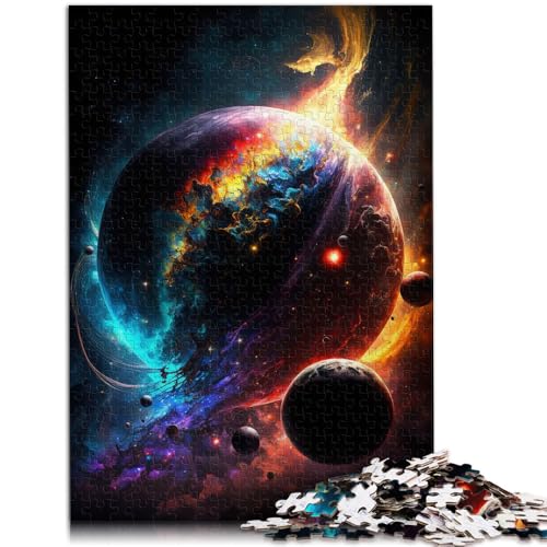 Puzzle Erwachsene, 1000 Teile, Cosmic, DIY-Puzzle, Spielzeug, Familienspiel, Stressabbau, schwieriges Herausforderungspuzzle, 14,96 x 20,47 Zoll, Jugendliche ab 14 Jahren von SYUNFEI