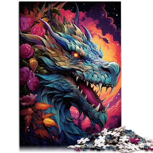 1000-teiliges Puzzle für Erwachsene, Erddrache, ganze Familie,38x52cm, für Teenager ab 14 Jahren von SYUNFEI