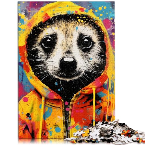 Puzzle für Erwachsene, 1000 Teile, Erdmännchen-Denkspiel, anspruchsvoll, Aber lustig und humorvoll, 50 x 75 cm, für 14-Jährige Puzzle für Erwachsene, 1000 Teile, Erdmännchen-Denkspiel, anspruchsvoll, Aber lustig und humorvoll, 50 x 75 cm, für 14-Jährige von SYUNFEI