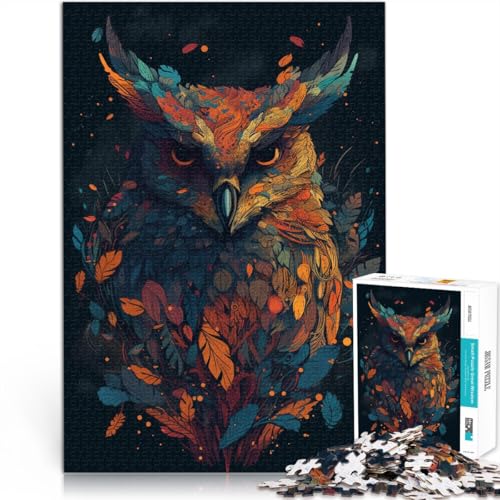 Puzzle für Erwachsene, 2000 Teile, Eulen-Rätsel, Herausforderung für die Intelligenz des Gehirns, süchtig machendes Spielzeug, 70 x 100 cm, Puzzle für Erwachsene, 2000 Teile, Eulen-Rätsel, Herausforderung für die Intelligenz des Gehirns, süchtig machendes Spielzeug, 70 x 100 cm, von SYUNFEI