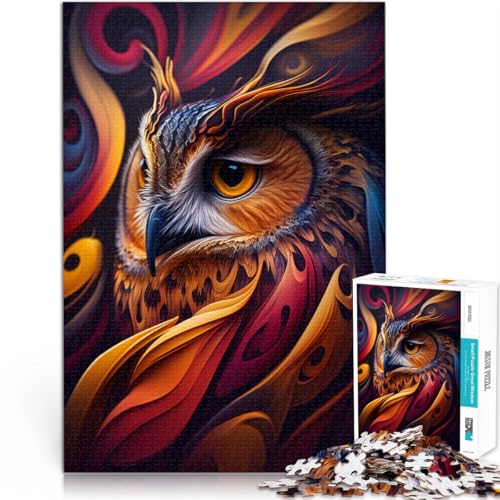 Puzzle für Erwachsene 1000 Teile Eulenkunst Lernspiele Heimdekorationspuzzle Weihnachtspuzzle Geschenke 14,96 Zoll x 20,47 Zoll Puzzle für Erwachsene 1000 Teile Eulenkunst Lernspiele Heimdekorationspuzzle Weihnachtspuzzle Geschenke 14,96 Zoll x 20,47 Zoll von SYUNFEI