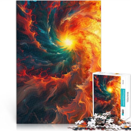 Puzzle 2000 Teile für Erwachsene, Bunte Explosionsgalaxie, Denksportspiel, Lernspiel für Geburtstag, Weihnachten, 70 x 100 cm von SYUNFEI