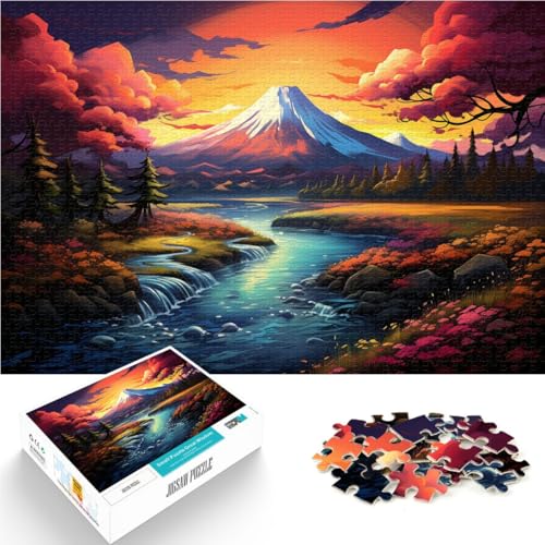 Puzzle für Erwachsene 1000 Teile Fantasie Berg Fuji Japan Entspannungsspiele Einzigartige Geburtstags 10,27 Zoll x 14,96 Zoll für 14-Jährige Puzzle für Erwachsene 1000 Teile Fantasie Berg Fuji Japan Entspannungsspiele Einzigartige Geburtstags 10,27 Zoll x 14,96 Zoll für 14-Jährige von SYUNFEI