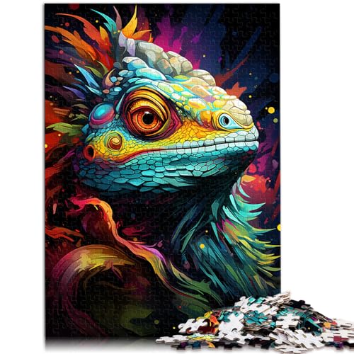 Puzzle 1000 Teile für Erwachsene Fantasy-Chamäleon-Puzzle Lernspiele Anspruchsvolles Puzzlespiel und Familienspiel 14,96 Zoll x 20,47 Zoll Puzzle 1000 Teile für Erwachsene Fantasy-Chamäleon-Puzzle Lernspiele Anspruchsvolles Puzzlespiel und Familienspiel 14,96 Zoll x 20,47 Zoll von SYUNFEI