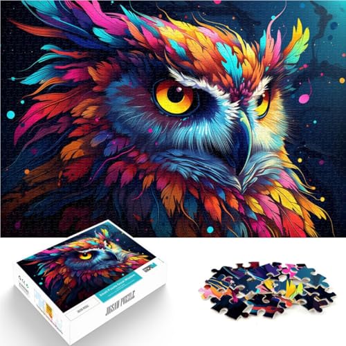 Puzzle für Erwachsene, 1000 Teile, Fantasie-Eulenmalerei, Denkspiel, Weihnachtswunschliste mit Weihnachtsmann,38x52cm, für 14-Jährige Puzzle für Erwachsene, 1000 Teile, Fantasie-Eulenmalerei, Denkspiel, Weihnachtswunschliste mit Weihnachtsmann,38x52cm, für 14-Jährige von SYUNFEI
