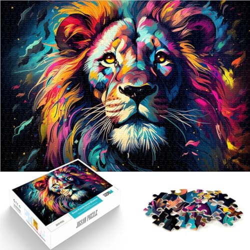 2000-teiliges Puzzle für Erwachsene, Löwen-Denkspiel, ganze Familie, 70 x 100 cm, für Teenager ab 14 Jahren von SYUNFEI