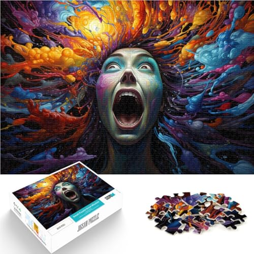 Puzzle für Erwachsene, 1000 Teile, Mädchen-Puzzle für Lernspiele, Herausforderungsspielzeug, Weihnachtspuzzle, Geschenke, 14,96 x 20,47 Zoll von SYUNFEI