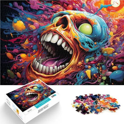 Puzzle für Erwachsene, 1000 Teile, Kunst, Familienspiel und Spaß für Aktivitäten zu Hause, Geburtstagsgeschenk, Reisegeschenk, 10,27 x 14,96 Zoll, für Teenager ab 14 Jahren von SYUNFEI