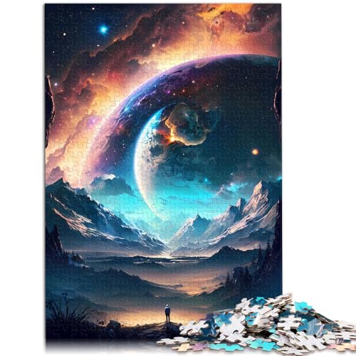 1000-teiliges Puzzle für Erwachsene, Cosmic Mountain Adventure, interessante Puzzles zur Stressreduzierung, 19,7 x 29,5 Zoll, für Teenager ab 14 Jahren 1000-teiliges Puzzle für Erwachsene, Cosmic Mountain Adventure, interessante Puzzles zur Stressreduzierung, 19,7 x 29,5 Zoll, für Teenager ab 14 Jahren von SYUNFEI