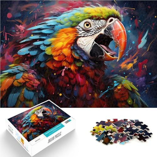 2000-teiliges Puzzle für Erwachsene, Fantasie-Papagei, Lernpuzzle, 27,56 x 39,37 Zoll, Stressabbau, schwierige Herausforderung von SYUNFEI