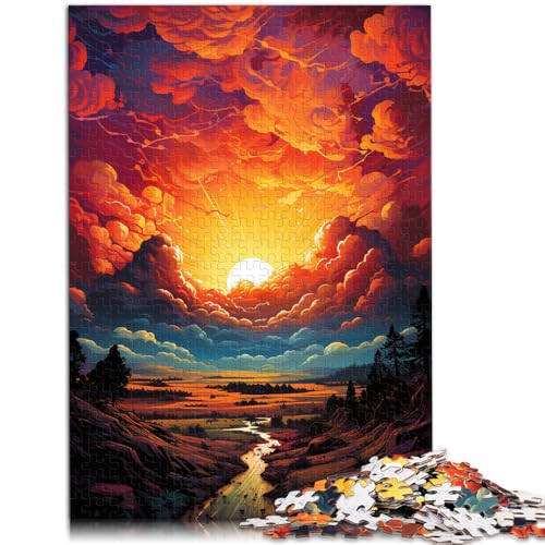 Puzzle 1000 Teile für Erwachsene, Fantasie-Sonnenuntergangslandschaft, Puzzle, praktisches Spiel, tolles Geschenk für Spiele, 14,96 x 20,47 Zoll, für Teenager ab 14 Jahren Puzzle 1000 Teile für Erwachsene, Fantasie-Sonnenuntergangslandschaft, Puzzle, praktisches Spiel, tolles Geschenk für Spiele, 14,96 x 20,47 Zoll, für Teenager ab 14 Jahren von SYUNFEI