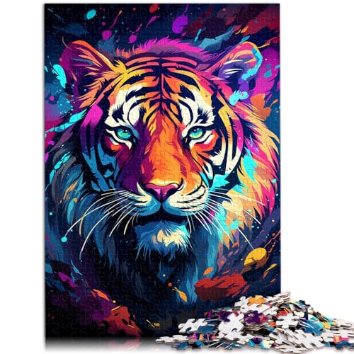 Puzzle für Erwachsene, 1000 Teile, farbenfrohes Fantasietiger-Spielzeug, Denkspiel, anspruchsvolles Puzzlespiel und Familienspiel, 19,7 x 29,5 Zoll Puzzle für Erwachsene, 1000 Teile, farbenfrohes Fantasietiger-Spielzeug, Denkspiel, anspruchsvolles Puzzlespiel und Familienspiel, 19,7 x 29,5 Zoll von SYUNFEI