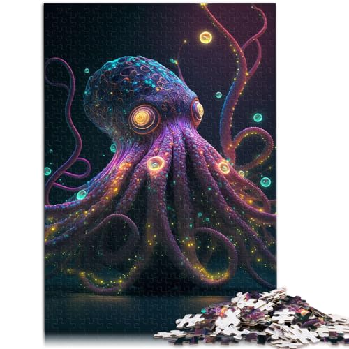 1000-teiliges Puzzle für Erwachsene, Cosmic Octopus, Lernspiel, Herausforderungsspielzeug, Lernspiel für Geburtstag, Weihnachten, 19,7 x 29,5 Zoll, für 14-Jährige 1000-teiliges Puzzle für Erwachsene, Cosmic Octopus, Lernspiel, Herausforderungsspielzeug, Lernspiel für Geburtstag, Weihnachten, 19,7 x 29,5 Zoll, für 14-Jährige von SYUNFEI