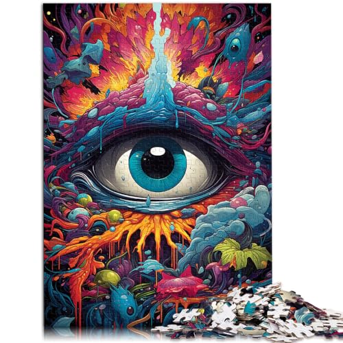 Puzzle für Erwachsene, 1000 Teile, Fantasieaugen, Lernpuzzle, lustiges Puzzle,50x75cm, für Teenager ab 14 Jahren von SYUNFEI