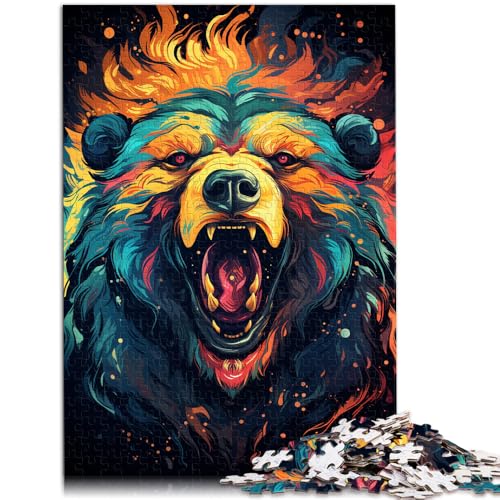 Puzzle für Erwachsene, 2000 Teile, farbenfroher Fantasiebär, Denksport-Puzzle, tolle Geschenke und Spielzeuge, 70 x 100 cm, für Teenager ab 14 Jahren von SYUNFEI