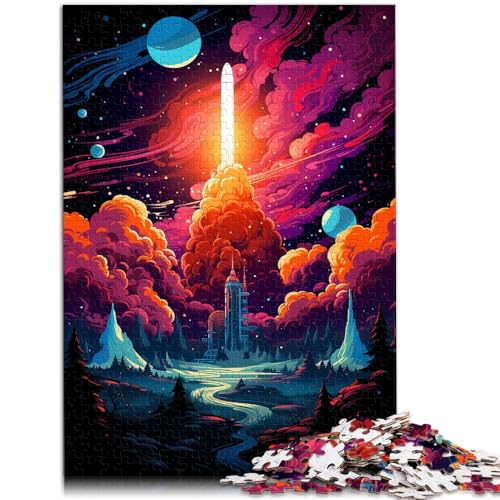 Puzzle für Erwachsene, 2000 Teile, farbenfrohe Fantasielandschaft, anspruchsvolles Spiel, Puzzle, 27,56 x 39,37 Zoll von SYUNFEI