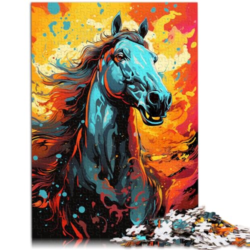 Puzzle für Erwachsene, Fantasiepferd, 1000 Teile, Puzzle für Erwachsene, 50 x 75 cm, Holzbrettpuzzle, geeignet für Erwachsene, Lernspielzeug Puzzle für Erwachsene, Fantasiepferd, 1000 Teile, Puzzle für Erwachsene, 50 x 75 cm, Holzbrettpuzzle, geeignet für Erwachsene, Lernspielzeug von SYUNFEI