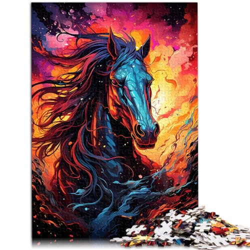 Puzzle für Erwachsene, 1000 Teile, buntes Fantasiepferd-Puzzlespiel, Lernspiel für Geburtstag, Weihnachten, 50 x 75 cm, für 14-Jährige Puzzle für Erwachsene, 1000 Teile, buntes Fantasiepferd-Puzzlespiel, Lernspiel für Geburtstag, Weihnachten, 50 x 75 cm, für 14-Jährige von SYUNFEI