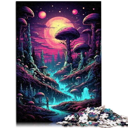 Puzzle für Erwachsene, 2000 Teile, Bunte Fantasiepilze, anspruchsvolles Spiel, tolles Geschenk, 70 x 100 cm, für Teenager ab 14 Jahren Puzzle für Erwachsene, 2000 Teile, Bunte Fantasiepilze, anspruchsvolles Spiel, tolles Geschenk, 70 x 100 cm, für Teenager ab 14 Jahren von SYUNFEI