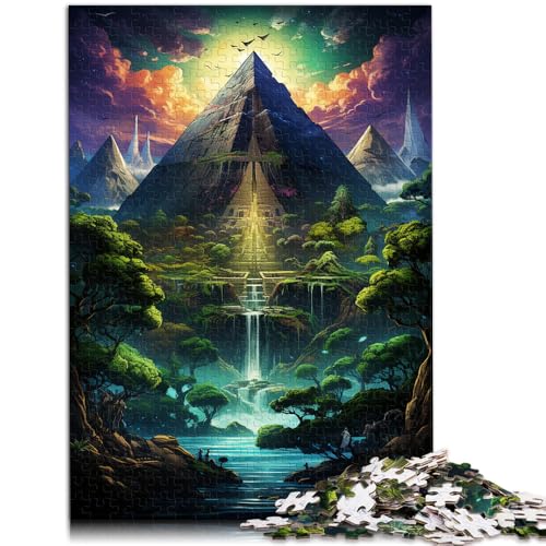Puzzle für Erwachsene, 1000 Teile, Fantasiepyramide, das Puzzle, 14,96 x 20,47 Zoll, geeignet für Paare und Teenager ab 14 Jahren Puzzle für Erwachsene, 1000 Teile, Fantasiepyramide, das Puzzle, 14,96 x 20,47 Zoll, geeignet für Paare und Teenager ab 14 Jahren von SYUNFEI