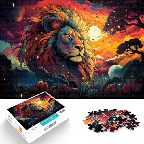 Puzzle 1000 Teile für Erwachsene, Fantasietier, Dekomprimierendes, intellektuelles Lernspielzeug, Fördert die Liebe zwischen Paaren, 50 x 75 cm von SYUNFEI