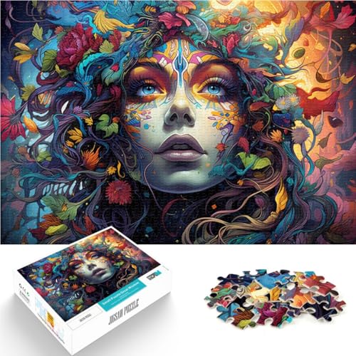 Puzzle 2000 Teile für Erwachsene, Art Woman, lustige Spiele, jedes Teil ist einzigartig – anspruchsvolles Familienspiel, 70 x 100 cm, für 14-Jährige von SYUNFEI