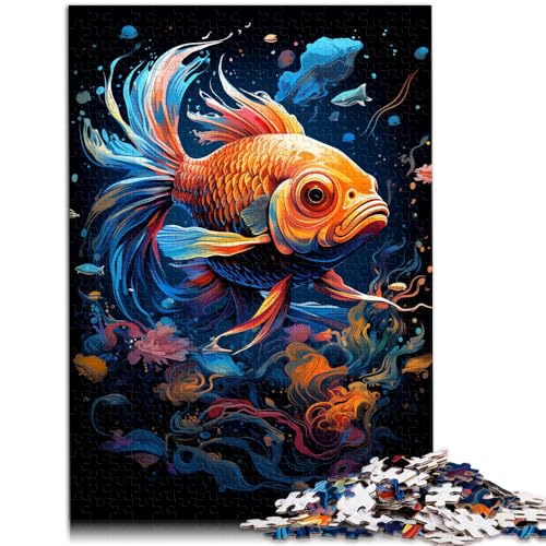 Puzzle 2000 Teile für Erwachsene, Fantasie-Goldfisch, Lernspielzeug, Weihnachtswunschliste mit Weihnachtsmann, 70 x 100 cm, für 14-Jährige von SYUNFEI